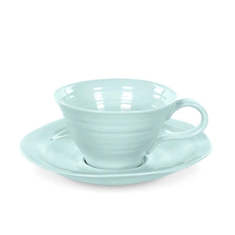 NWT Sophie Conrad pair of teacups and saucers